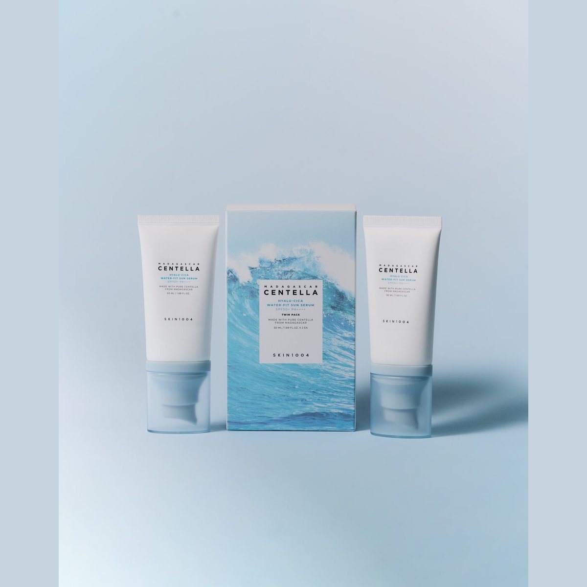 Madagascar Centella Hyalu-Cica Water-Fit Sun Serum - Duo (2 x 50ml)